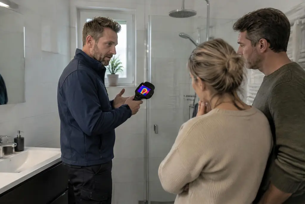 Lekdetectie Drunen – specialist legt bevindingen uit aan bewoner